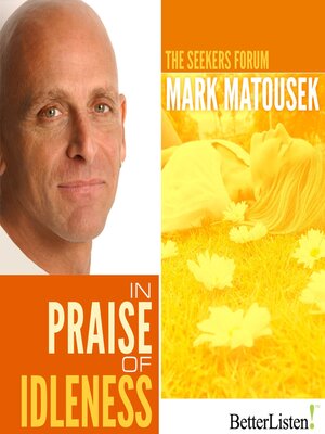 cover image of In Praise of Idleness